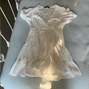 White Zara Dress Size Small